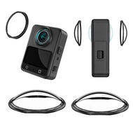 Bảo vệ ống kính cho DJI OSMO 360 Nắp đậy ống kính bảo vệ trường hợp HD bọc bảo vệ PC Goggle máy ảnh