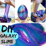 5 Pack Unicorn Galaxy Slime Eggs for Kids  Stree Relief  Stuffers Decorations Party Favors Toy