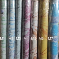 Karpet Lantai Plastik Meteran Motif Keramik Marmer Granit Vinyl