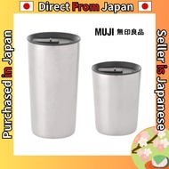 MUJI Stainless Steel Tumbler 300ml/450ml | Vacuum insulation structure keeps you warm and cold◎A tum
