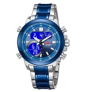 Original 100% Jam Tangan Pria Dziner 8333 Rantai Stainless Steel Water