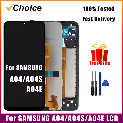 Tested LCD Display for Samsung A04s A04 A04E LCD Display Touch Screen Digitizer Pantalla For SM A047