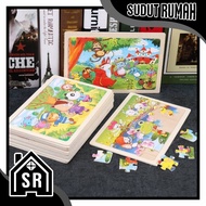 SR wooden puzzle jigsaw wooden puzzle toy children's puzzle toy 24 PIECES 24PCS PUZZLE T004