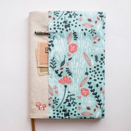 Botanical Springtime - 可調式 A5 布製書套