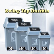 60L / 40L / 30L /20L Swing Top Dustbin / Recycle Dustbin / Flip Top Bin / Tong Sampah / Bin Swing Du