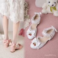 11202112Cute 10-Year-Old High-Heeled Shoes Lolita Year-Old Sandals Girls 9-Year-Old Students Wear