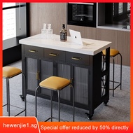 Marble Kitchen Cabinet Sideboard Kitchen Movable Island Table Food Preparation Operation Cabinet Ope