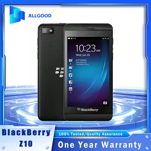 Original Blackberry Z10 4G LTE Mobile Phone 4.2" 2GB+16GB 8MP+2MP WIFI Snapdragon S4 Plus Dual Core 