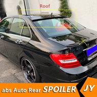 For Mercedes Benz W204 Roof Spoiler 2008-2014 C-class C180 C200L C63 Spoiler High Quality ABS Car Re