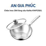 Chảo inox 304 lòng sâu Kalite KWP2501 chống dính chống xước 24cm - An Gia Phúc