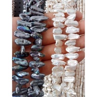 Biwa Freshwater Pearls / Keshi Biwa Pearls Premium Quality Freshwater Pearls