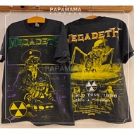 MEGADETH world tour '98 bio washed Big Screen vintage shirt Rapama Rock Band