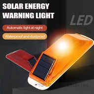 Car LED Solar Warning Light Solar Flash Light Outdoor Light Traffic Night Light Beacon Roadblock Bui
