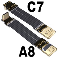 [Sheingka]ADT-Link HDMI 2.1 / 2.0 Type C เพื่อพิมพ์ชายกับหญิง4K วิดีโอและเสียงสายริบบิ้นแบนสำหรับ FP