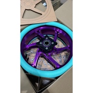 MFZ Racing Forged Aluminium Sport Rim Xmax 250 300 Forged Rim Gold Colour / XADV750 PURPLE