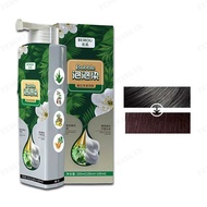 Plant bubble hair dye shampoo Plant essence Hair Coloring Cream Silk beauty fluttering hair dye