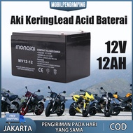 12V 12AH Aki Battery Aki Battery Batre Accu Sprayer Elektrik Aki Solar Panel 12V 8 AH Baterai Accu Tangki Alat Semprot Sprayer Elektrik