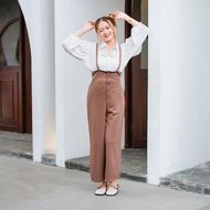 Yoenik Apparel Yumi Overall Kulot – Jumpsuit Wanita – Baju Kodok Celana Panjang