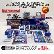 COMBO JET 4.65MM Y15ZR (NLK) HIGH PERFORMANCE SPEC 65MM,68MM,70,72MM ( IKK JETROD 4.65MM Y15ZR V1/V2