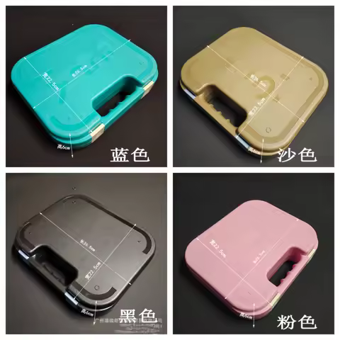 ABS Tactical Hunting G17 G18 G19 G43X1911 Waterproof Suitcase for Gloc Storage Box Handgun Bag Porta