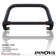 Toyota Innova 2016-2025 Front nudge bar / bull bar / front bumper steel Matte Black ( accessories )