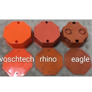 PVC ORANGE JUNCTION BOX WITH COVER