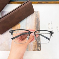[High Quality] 999.9 Glasses S-02TH Ultra Light Pure Titanium Square Fashion Glasses Frame Optical F