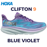 รองเท้าวิ่ง Hoka Clifton 9 Running Shoes Blue Violet รองเท้าผู้ชาย รองเท้าผ้าใบผู้ชาย รองเท้าผ้าใบผู้หญิง รองเท้าแฟชั่น sneakers lazada ส่งฟรี เก็บปลายทาง แถมฟรี ดันทรงรองเท้า เปลี่ยนไซส์ฟรี