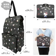 Sanrio Hello Kitty 摺疊購物車 手提袋手拉車