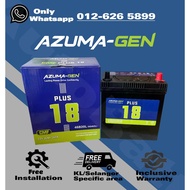 [ NO SHIPPING SERVICE ] 46B20L | NS40ZL ] AZUMA-GEN PLUS 18 MF Car Battery Myvi / Bezza / Axia / Cit