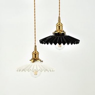 輕工業風 簡約百折扇型玄關餐廳小吊燈