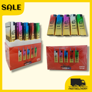 [1 BOX] NYC METAL JET REFILLABLE GAS LIGHTER GT-09