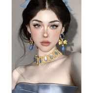 Putri Gubao High Sense Heavy Industry Neck Tie Necklace