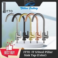 ITTO High Quality S/Steel Pillar Sink Tap
