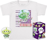 Funko Pocket Pop! &amp; Tee: Disney Toy Story - Alien Buzz - Kids M