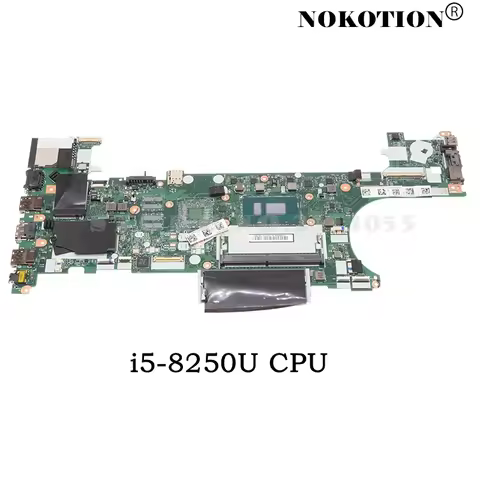 Nokotion 01YR328 01YU851 ET480 NM-B501 For Lenovo Thinkpad T480 Notebook Laptop Motherboard i5-8250U