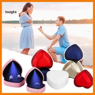 [TS] Compact Led Ring Box Ring Box with Led Light Led Heart Shaped Ring Box Perfect for Proposal Wedding