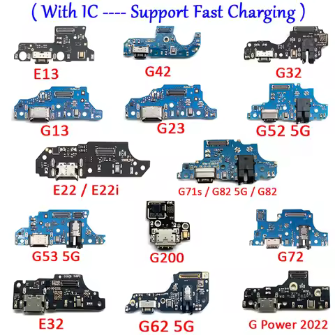 NEW USB Charging Port Socket Board Flex Connector Parts For Motorola Moto E13 G62 G52 G53 5G G42 G71