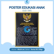 Poster Medium Anak Belajar Teks Pembukaan Undang-Undang Dasar 1945