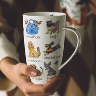 Ready Stock British Original Denon Dunoon Bone China Water Cup Mug Tea Cup Henley Yoga Cute Cat Dog 