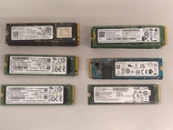 Samsung Toshiba SK M.2 512GB NVMe SSD 健康度96-100%