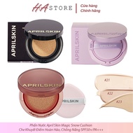 [MẪU MỚI 2022] Phấn Nước April Skin Magic Snow Cushion Che Khuyết Điểm Hoàn Hảo Chống Nắng SPF50+/PA