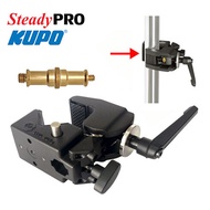 Kupo KG701611 Convi Clamp with Adjustable Handle / Super Clamp / G Clamp with Spigot / Studio Equipment