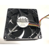 [9cm] Low-use SANCOOLER 92 jack 4pin radiator fan