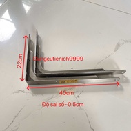ke góc inox 304loại 30cm 35cm 40cm( 2 cái) thanh đỡ chữ L bằng inox 304( 2 cái)