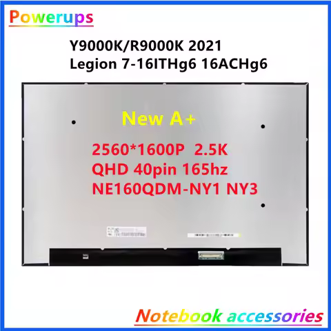 New A+ Laptop LCD/LED Screen/Display For Lenovo Legion 7-16ITHg6 16ACHg6 82K6 82N6 Y/R9000K 2021 256