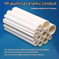99 alumina high alumina ceramic tube insulation hollow tube single hole high temperature and corrosi