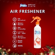 Frida 48H Air Freshener Peach [460ml] 0% Alcohol Pet-Friendly Tahan Lama Multipurpose Water-base