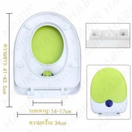 ฝาชักโครก2in1 ฝารองนั่งชักโครกแม่และเด็ก ออกแบบพิเศษ ฝารองชักโครก ฝารองนั่งชักโครกเด็ก มี Slow ฝาลดแ