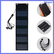1Set Portable Foldable Solar Panel Charger 15W 6V Solar Powered USB Charger for Car Black  khxgao